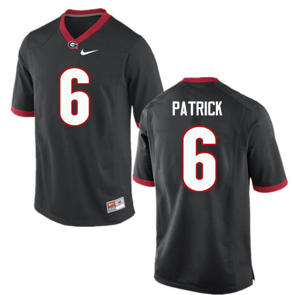 Men Georgia Bulldogs #6 Natrez Patrick College Football Jerseys-Black
